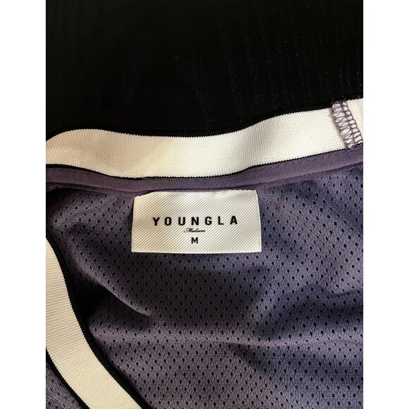 YoungLA Purple Mesh Tank Top (Medium) - Picture 3 of 4